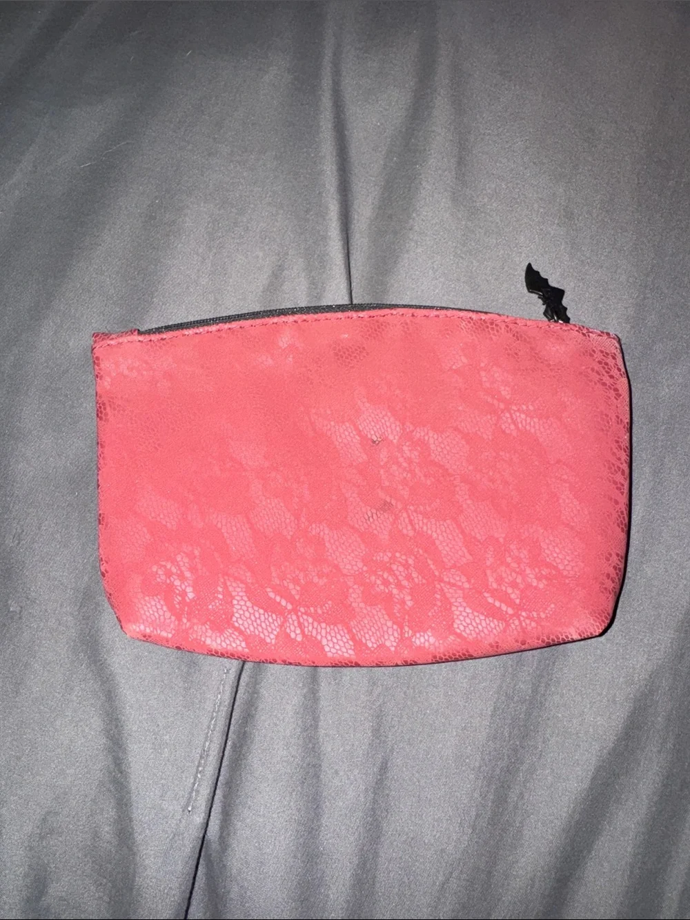 ipsy Pink Lace Cosmetic Bag
